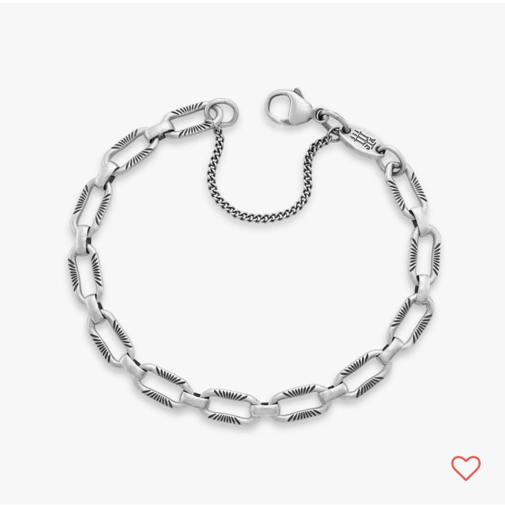 James Avery Silver Ornate Link Bracelet
